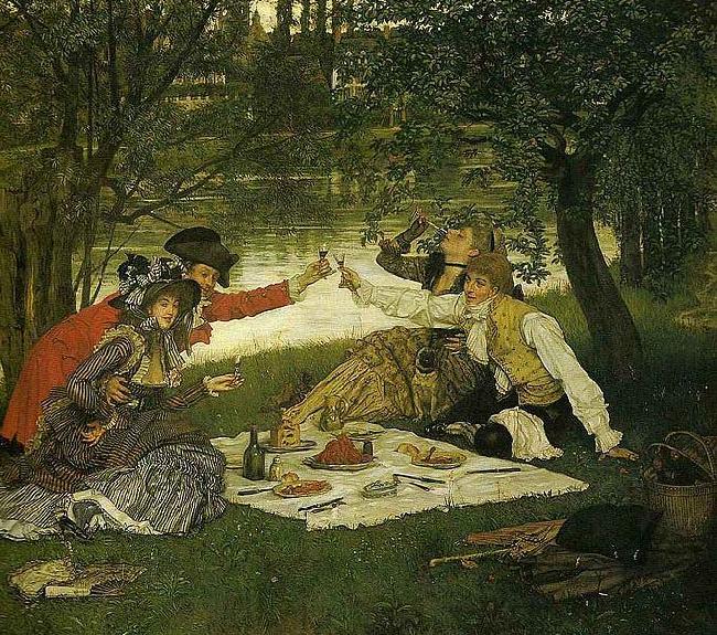 James Tissot Partie Carree oil painting picture